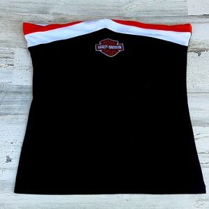 Harley Davidson Top Size Large Strapless